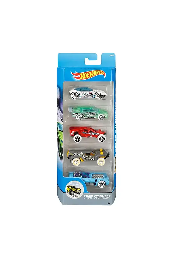 Hot Wheels 5 Li Araba Seti - 1