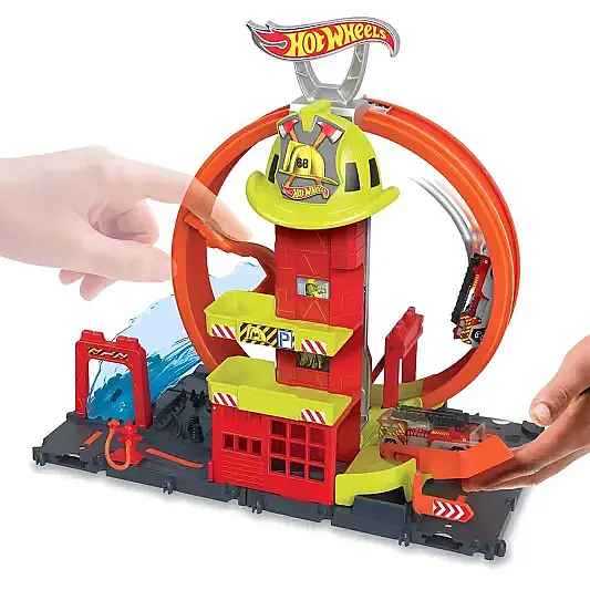 Hot Wheels Çember Pistli İftaiye İstasyonu - 3