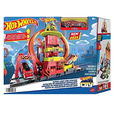 Hot Wheels Çember Pistli İftaiye İstasyonu - 4