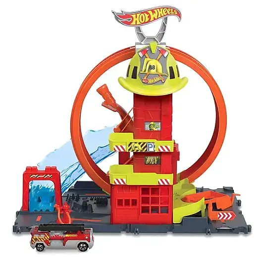 Hot Wheels Çember Pistli İftaiye İstasyonu - 7