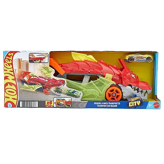 Hot Wheels Fırlatıcı Ve Taşıyıcı Ejderha - 11