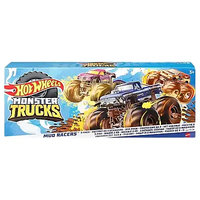 Hot Wheels Monster Trucks 3 Lü Paket - 1