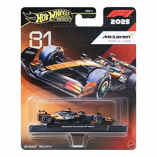 Hot Wheels Premium Formula 1 Yarış Arabası Mclaren - 5