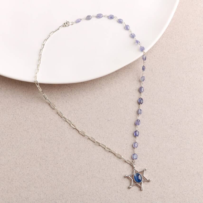 İkizler Burcu Bileklik Ay Taşı, Güneş Taşı, Kaplan Gözü, Pembe Kuvars, Sitrin, Yeşim - 5