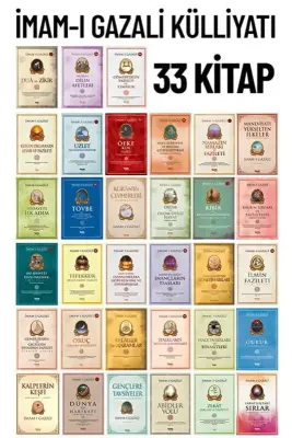 İmam Gazali Külliyatı 33 Kitap Set - Çelik Yayınevi
