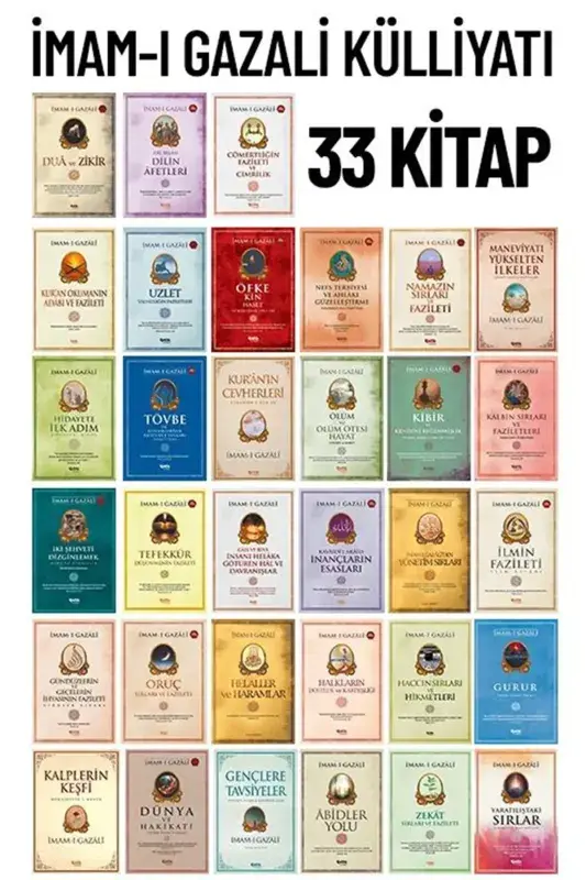 İmam Gazali Külliyatı 33 Kitap Set - 1