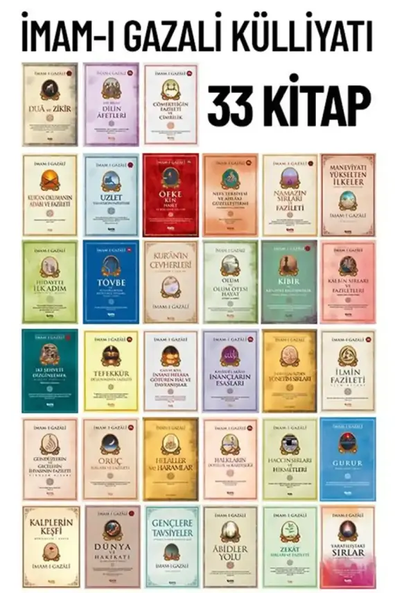 İmam Gazali Külliyatı 33 Kitap Set - 1