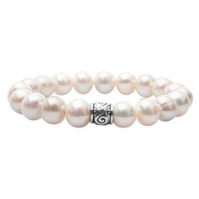 İnci 10mm Doğal Taş Bileklik - 3