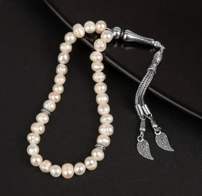 İnci Doğal Taş Tesbih 33lük - 8mm - Osmanlı Doğaltaş