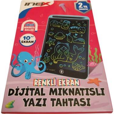 İnox 09551 Dijital Yazı Tahtası 10 Inc Mıknatıslı - 1