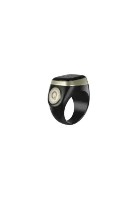 İqibla E01 Akıllı Zikirmatik Zikir Yüzüğü 18mm Siyah - 3