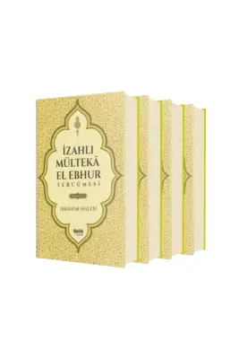 İzahlı Mülteka El Ebhur Tercümesi 4 Cilt Takım - Çelik Yayınevi