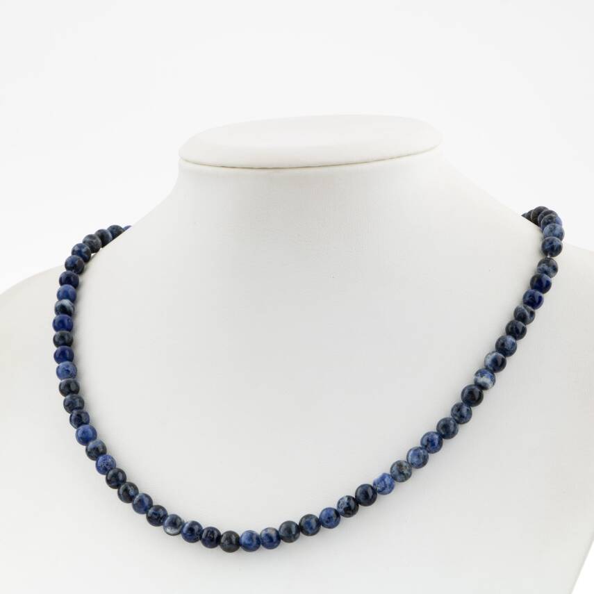 Jasper 6 mm Dizi Doğal Taş Kolye - 1