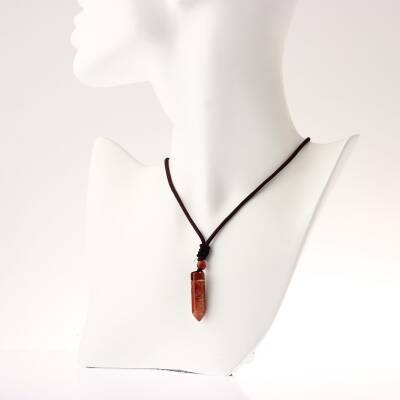 Jasper Doğal Taş Kolye Ucu 3cm - 2