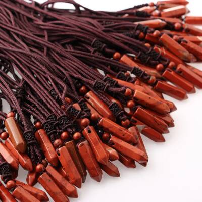 Jasper Doğal Taş Kolye Ucu 3cm - 3