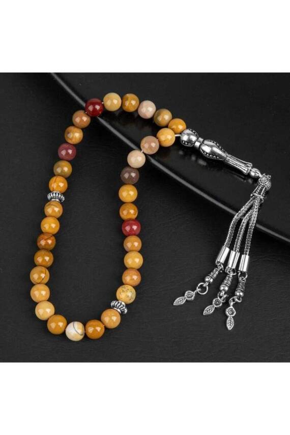 Jasper Doğal Taş Tesbih 33lük - 8mm - 2
