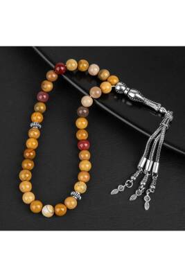 Jasper Doğal Taş Tesbih 33lük - 8mm - Osmanlı Doğaltaş