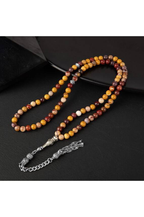 Jasper Doğal Taş Tesbih 99luk - 6mm - 2