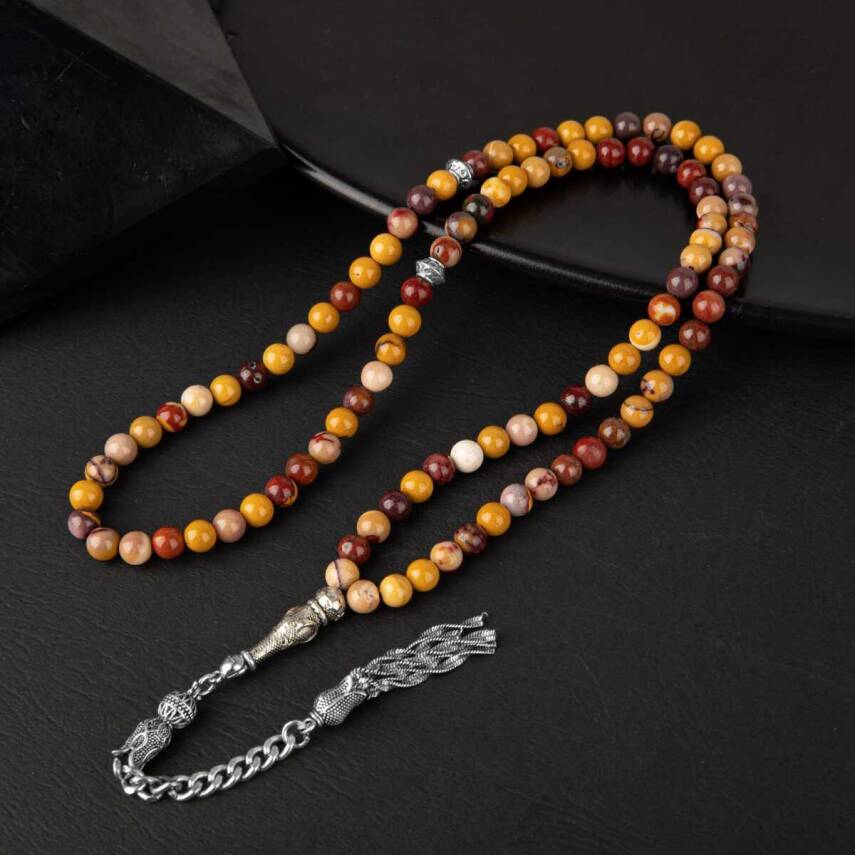 Jasper Doğal Taş Tesbih 99luk - 6mm - 4
