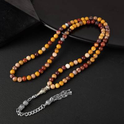 Jasper Doğal Taş Tesbih 99luk - 6mm - 3