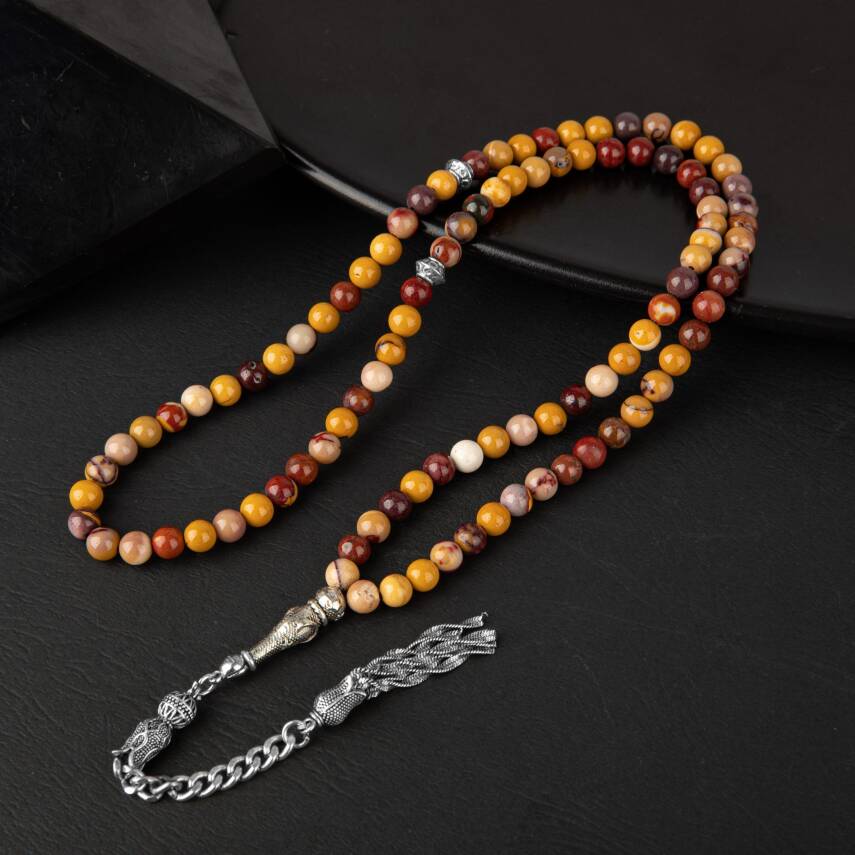 Jasper Doğal Taş Tesbih 99luk - 6mm - 3