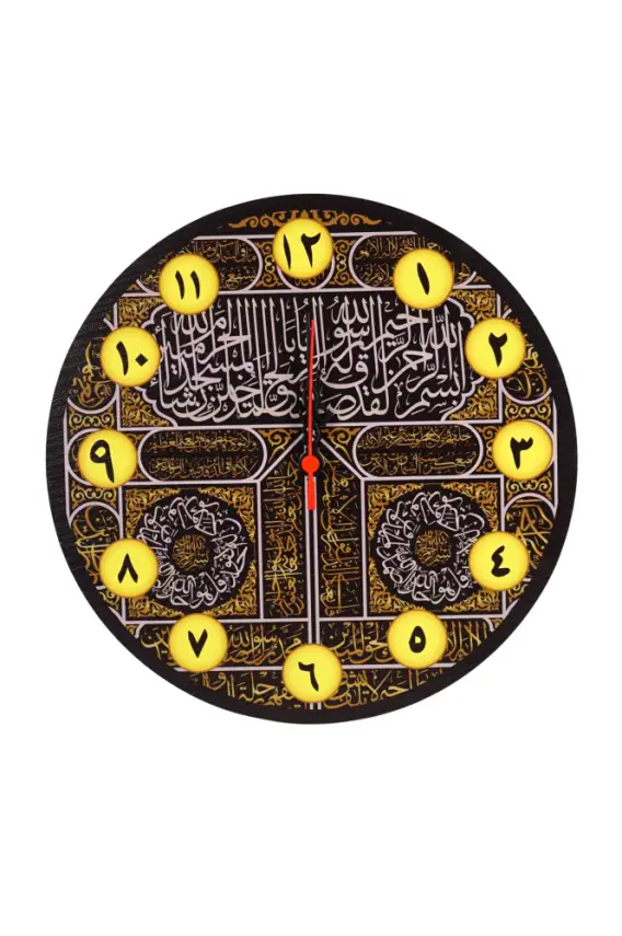 Kabe Kapısı Desenli Duvar Saati 30x30 cm - 1