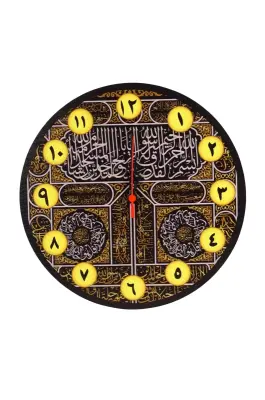 Kabe Kapısı Desenli Duvar Saati 30x30 cm - 4