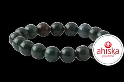 Kan Taşı 10mm Doğal Taş Bileklik - Doğal Taş (1)