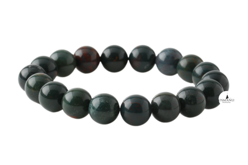 Kan Taşı 10mm Doğal Taş Bileklik - 1