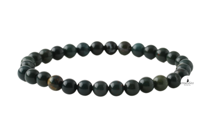 Kan Taşı 6mm Doğal Taş Bileklik - Osmanlı Doğaltaş