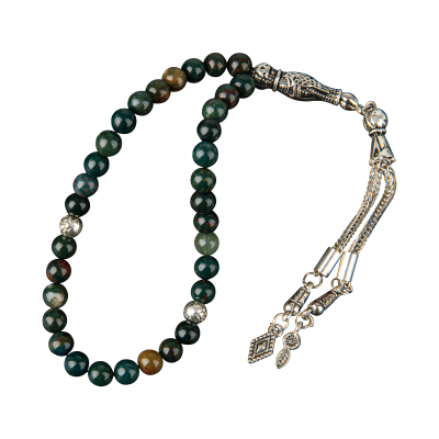 Kan Taşı Doğal Taş Tesbih 33lük - 6mm - Osmanlı Doğaltaş