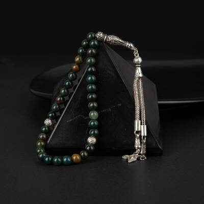 Kan Taşı Doğal Taş Tesbih 33lük - 6mm - 2