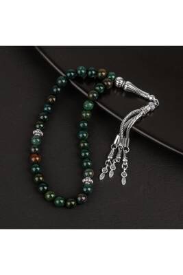 Kan Taşı Doğal Taş Tesbih 33lük - 8mm - 2