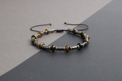 Kaplan Gözü Hematit Doğal Taş Bileklik - 2