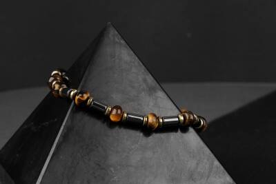 Kaplan Gözü Hematit Doğal Taş Bileklik - 5