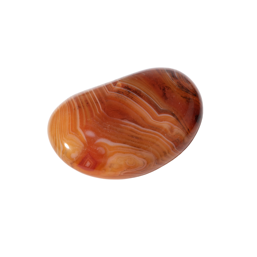 Karnelyan Akik Doğal Taş Tımbıl El Taşı - 3