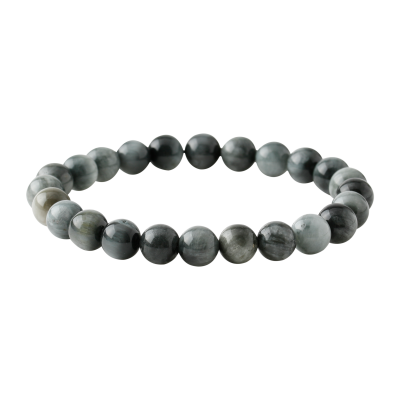 Kedi Gözü 8mm Doğal Taş Bileklik - Osmanlı Doğaltaş