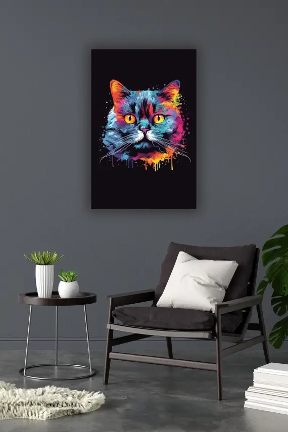 Kedi Mdf Tablo - 1