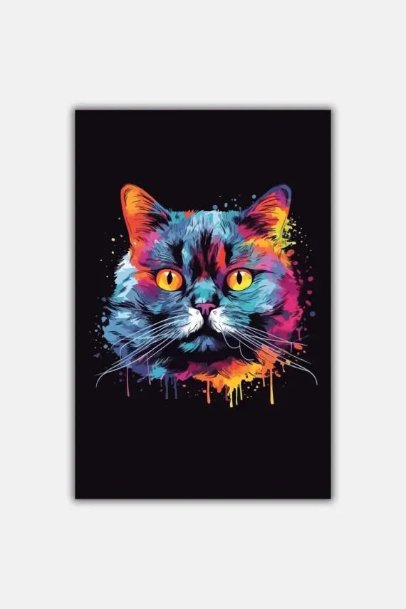 Kedi Mdf Tablo - 2