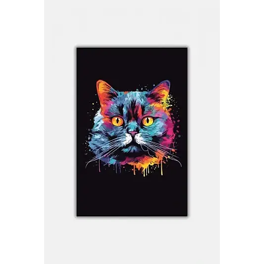 Kedi Mdf Tablo - 2
