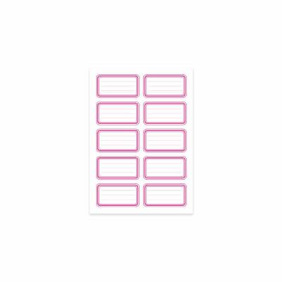 Keskin 220896-99 Tek Renk Pembe 3Lü Etiket - 2