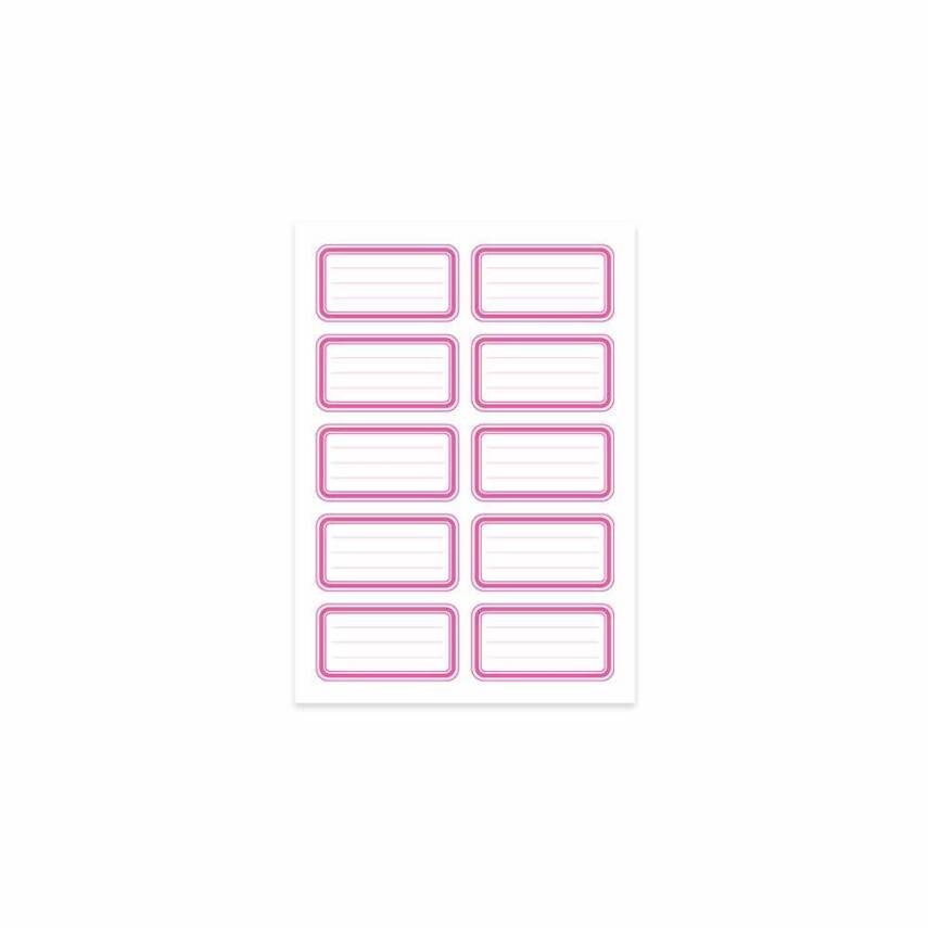 Keskin 220896-99 Tek Renk Pembe 3Lü Etiket - 2