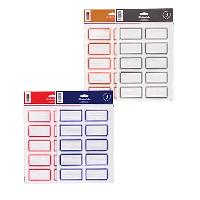 Keskin Tek Renk Kırmızı 3 Lü Etiket Kırmızı - Keskin (1)