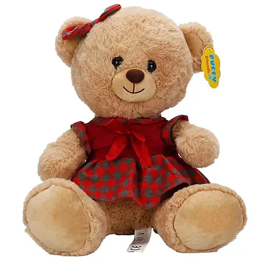 Kıyafetli Peluş Ayı 32 cm - 5