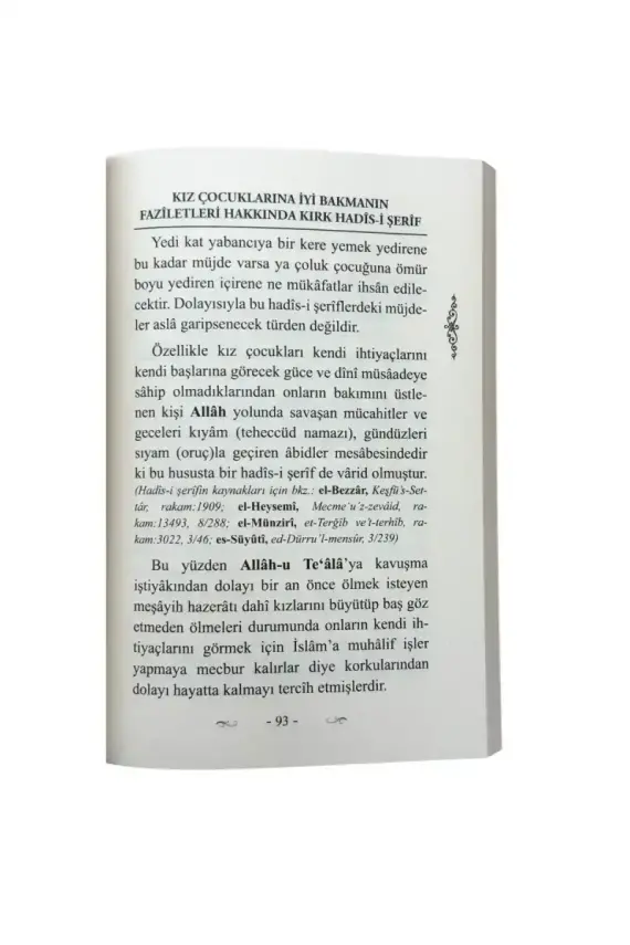 Kız Çocuklarına İyi Bakmanın Faziletleri - 2