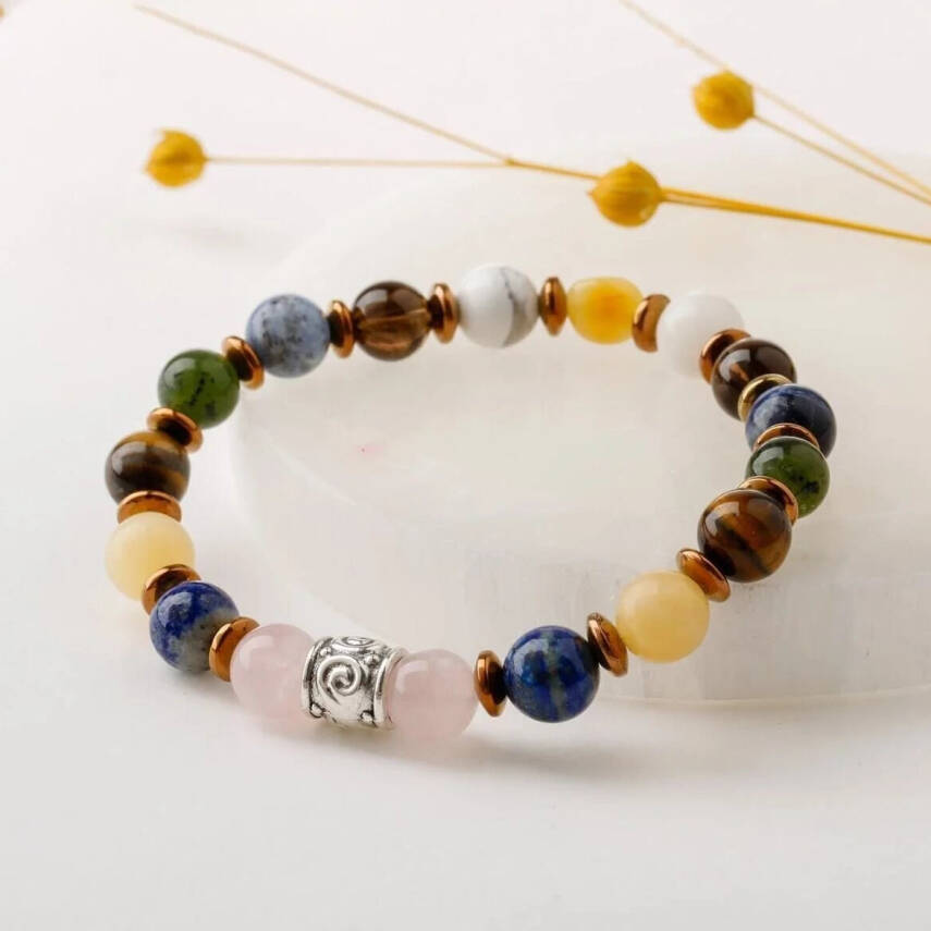 Kız Öğrenci Doğal Taş Bileklik - 3