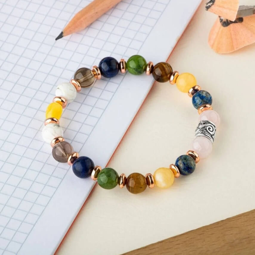 Kız Öğrenci Doğal Taş Bileklik - 4