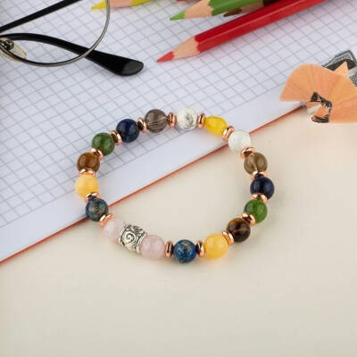 Kız Öğrenci Doğal Taş Bileklik - 5