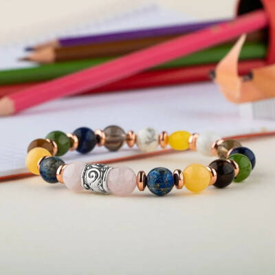 Kız Öğrenci Doğal Taş Bileklik - 6