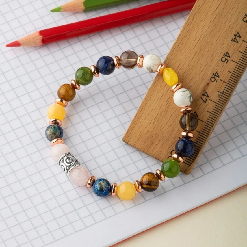 Kız Öğrenci Doğal Taş Bileklik - 7